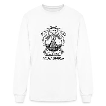 End the Fed - Men's Long Sleeve T-Shirt - white - Front
