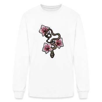 Snake Orchids - Men's Long Sleeve T-Shirt - white - Front
