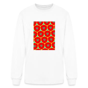 enchanting abstract seamless - Men's Long Sleeve T-Shirt - white - Front
