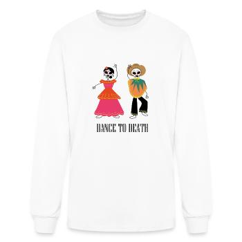 DANCE OF THE DEAD - Men's Long Sleeve T-Shirt - white - Front