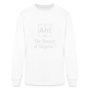 The Element of Surprise - Men's Long Sleeve T-Shirt - white - Front