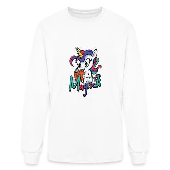 Schulkind Student 2nd Class Unicorn Magic School - Men's Long Sleeve T-Shirt - white - Front