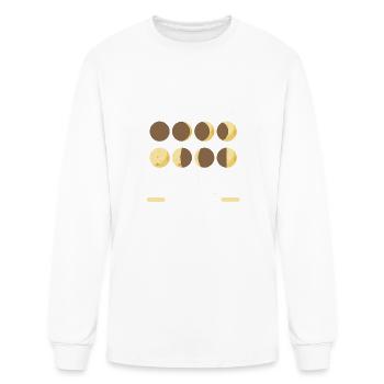Im Just Going Through A Phase Lunar Eclipse - Men's Long Sleeve T-Shirt - white - Front