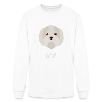 Kyi Leo - Men's Long Sleeve T-Shirt - white - Front