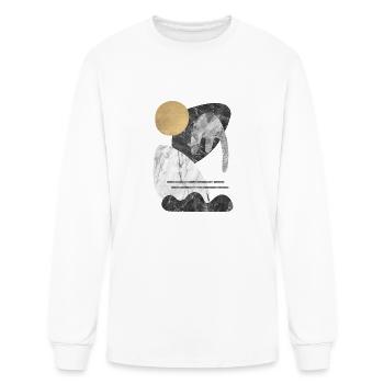Geometric collage 17 - Men's Long Sleeve T-Shirt - white - Front