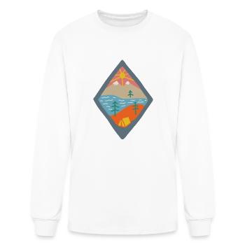 Beautiful Place For Camp - Men's Long Sleeve T-Shirt - white - Front