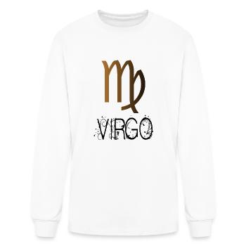 Zodiac Virgin Sign - Men's Long Sleeve T-Shirt - white - Front