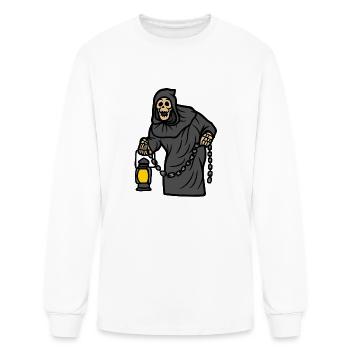 Ghostface memes ghostface phone call - Men's Long Sleeve T-Shirt - white - Front