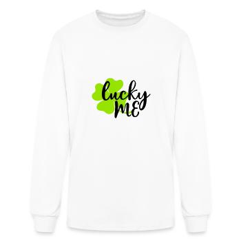 Lucky Me - Men's Long Sleeve T-Shirt - white - Front