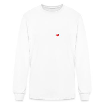 Reno County Kansas Is Where My Heart Is Gift - Men's Long Sleeve T-Shirt - white - Front