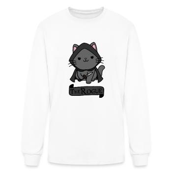 The Rogue Cat - Men's Long Sleeve T-Shirt - white - Front