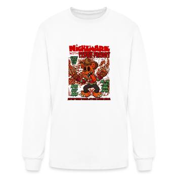 A Nightmare With Teddy Freddy - Men's Long Sleeve T-Shirt - white - Front