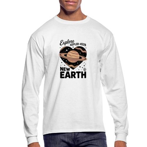 Explore Kepler-452b – New Earth Adventure - Men's Long Sleeve T-Shirt