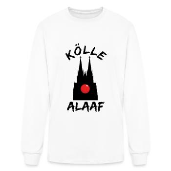 Carnival Kölle Alaaf at Cologne Cathedral - Men's Long Sleeve T-Shirt - white - Front