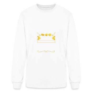 Mac and Cheese - Men's Long Sleeve T-Shirt - white - Front