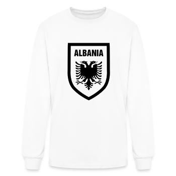 Albania - Men's Long Sleeve T-Shirt - white - Front