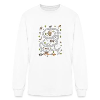 madagascar - Men's Long Sleeve T-Shirt - white - Front
