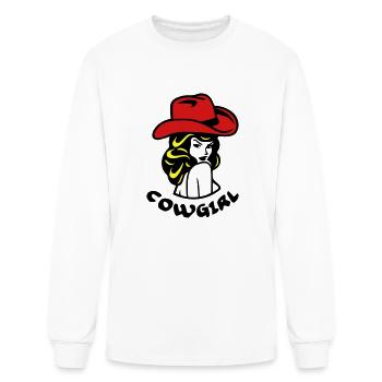 cowgirl - Men's Long Sleeve T-Shirt - white - Front