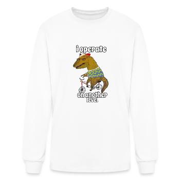 humor - Men's Long Sleeve T-Shirt - white - Front