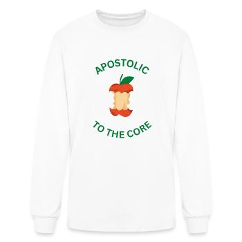 Apostolic 2 the core - Men's Long Sleeve T-Shirt - white - Front
