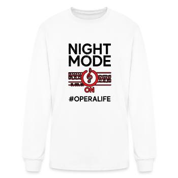Opera Singer Vocalist Life Choir Show - Men's Long Sleeve T-Shirt - white - Front
