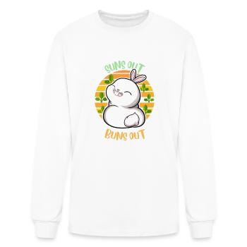 Suns Out Buns Out - Men's Long Sleeve T-Shirt - white - Front