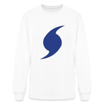Hurricane Symbol - Men's Long Sleeve T-Shirt - white - Front