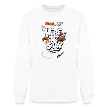 Graffiti Cone Stay Frosty Tee - Men's Long Sleeve T-Shirt - white - Front
