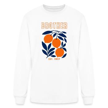 Brother 2027 - Men's Long Sleeve T-Shirt - white - Front