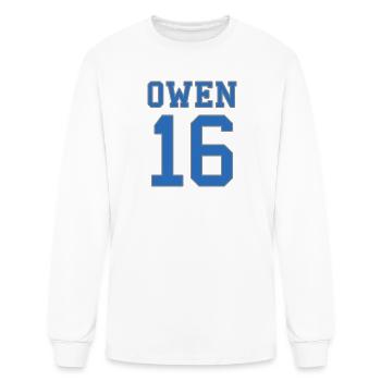 Lions Football Owen 16 0-16 - Men's Long Sleeve T-Shirt - white - Front