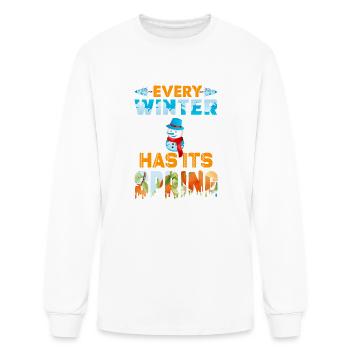 Every Winter Has Its Spring - Men's Long Sleeve T-Shirt - white - Front