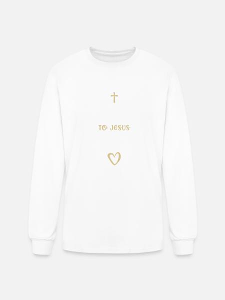 Addicted To Jesus - Jesus - Men's Long Sleeve T-Shirt -