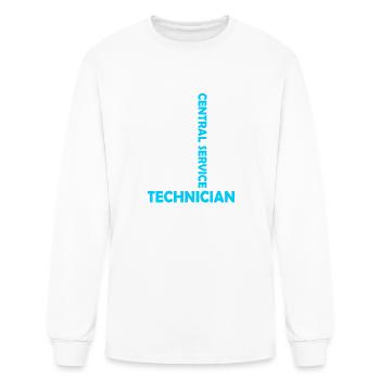 Central Service Technician - Men's Long Sleeve T-Shirt - white - Front