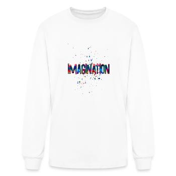 imagination - Men's Long Sleeve T-Shirt - white - Front