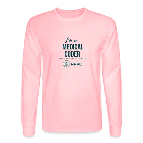 I'm a Medical Coder This is What Genius Looks Like - Men's Long Sleeve T-Shirt