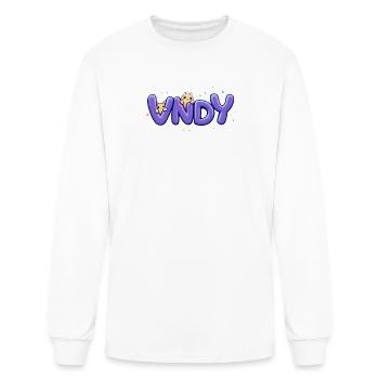 Windy Letters with Cute Critters - Men's Long Sleeve T-Shirt - white - Front