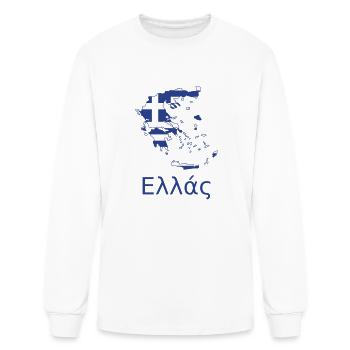 Greece - Men's Long Sleeve T-Shirt - white - Front
