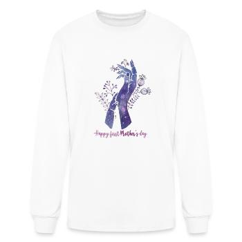 Happy first mother's day - Men's Long Sleeve T-Shirt - white - Front