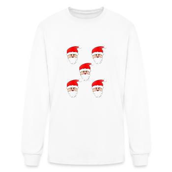 Visions Of Santa - Men's Long Sleeve T-Shirt - white - Front
