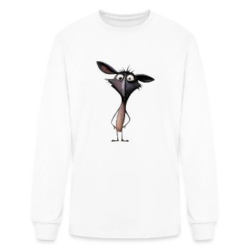 Monster character - Men's Long Sleeve T-Shirt - white - Front