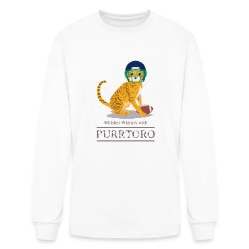 Whisker Whimsy with PurrToro - Men's Long Sleeve T-Shirt - white - Front