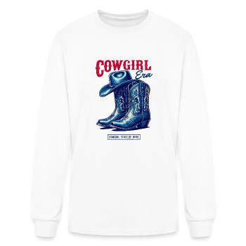 Cowgirl Era - Men's Long Sleeve T-Shirt - white - Front