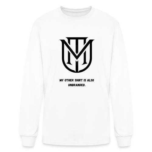 My Other Shirt Is Also Unbranded T-Shirt | Quiet L - Men's Long Sleeve T-Shirt