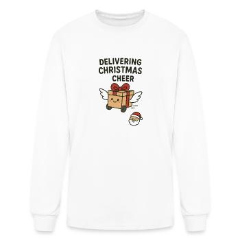 Delivering Christmas Cheer - Men's Long Sleeve T-Shirt - white - Front