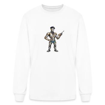 Klaus Bot - Men's Long Sleeve T-Shirt - white - Front