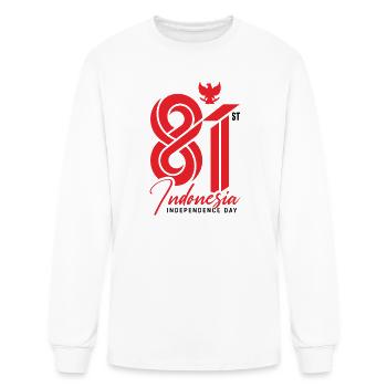 81st Indonesia Independence Day - Men's Long Sleeve T-Shirt - white - Front