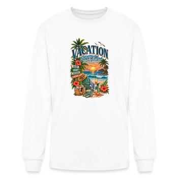 Vacation State of Mind - Men's Long Sleeve T-Shirt - white - Front