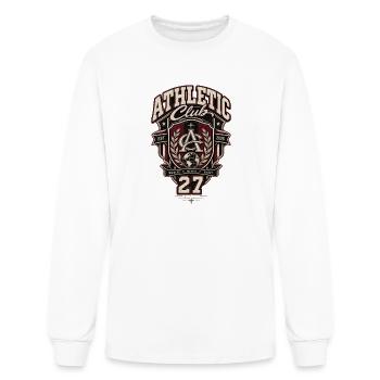 Blason du Club Athlétique 27 - T-shirt à manches longues Homme - blanc - Devant