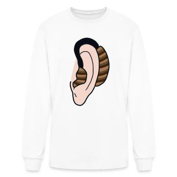 Hearing aid Hearing impaired, deaf - Men's Long Sleeve T-Shirt - white - Front