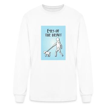 Eyes of the Heart Illustration - Men's Long Sleeve T-Shirt - white - Front